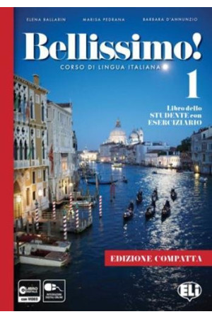 Bellissimo! 1 A1 Compatta Ed. Libro + Eserciziario + Audio Online - Bellissimo (Compact Ed.) | Litterula