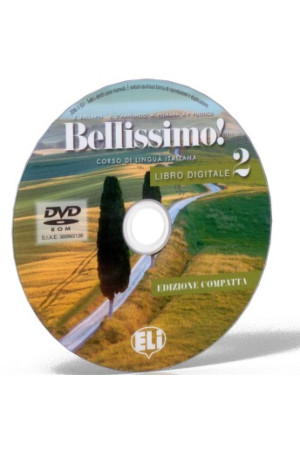 Bellissimo! 2 A2 Compatta Ed. Libro Digitale DVD-ROM - Bellissimo (Compact Ed.) | Litterula