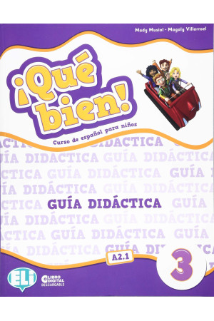 Que Bien! 3 Guia Didactica + Libro Digital & DVD - Que bien! | Litterula