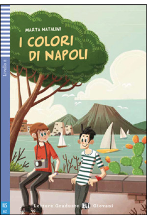 Giovani A2: I Colori di Napoli. Libro + Audio Files - A2 (6-7kl.) | Litterula