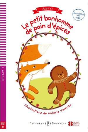 Poussins A1: Le Petit Bonhomme de Pain d’Epices. Livre + Multimedia Files - Pradinis (1-4kl.) | Litterula