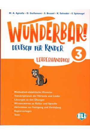 Wunderbar! 3 A2.1 Lehrerhandbuch + Audio CDs - Wunderbar! | Litterula