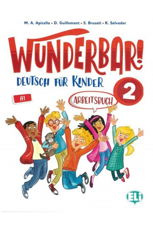 Wunderbar! 2 A1 Arbeitsbuch + Audio CD (pratybos) - Wunderbar! | Litterula