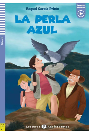 Adolescentes A2: La Perla Azul. Libro + Audio Files - A2 (6-7kl.) | Litterula