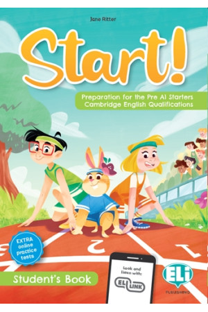 Start! YLE Pre A1 Starters Student s Book + Digital Book & ELI Link - Cambridge Young Learners English (Pre A1-A2) | Litterula