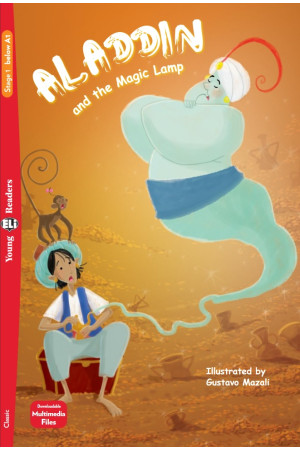 Young 1: Aladdin and the Magic Lamp. Book + Multimedia Files - Pradinis (1-4kl.) | Litterula