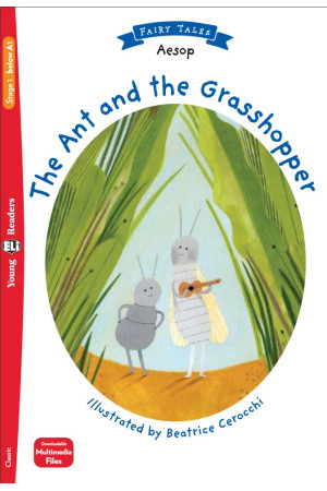 Young 1: The Ant and the Grasshopper. Book + Multimedia Files - Pradinis (1-4kl.) | Litterula