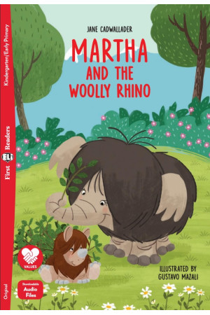 First: Martha and the Woolly Rhino. Book + Audio Files - Ankstyvasis ugdymas | Litterula