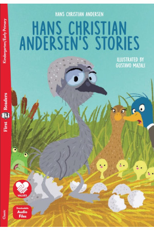 First: Hans Christian Andersen s Stories. Book + Audio Files - Ankstyvasis ugdymas | Litterula