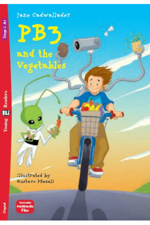 Young 2: PB3 and the Vegetables. Book + Multimedia Files - Pradinis (1-4kl.) | Litterula