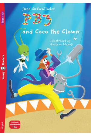 Young 2: PB3 and Coco the Clown. Book + Multimedia Files - Pradinis (1-4kl.) | Litterula