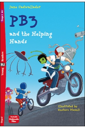 Young 2: PB3 and the Helping Hands. Book + Multimedia Files - Pradinis (1-4kl.) | Litterula