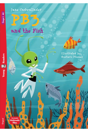 Young 2: PB3 and the Fish. Book + Multimedia Files - Pradinis (1-4kl.) | Litterula