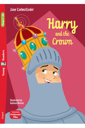 Young 4: Harry and the Crown. Book + Multimedia Files - Pradinis (1-4kl.) | Litterula