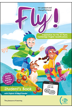 Fly! YLE A2 Flyers Student s Book + Digital Book & ELI Link - Cambridge Young Learners English (Pre A1-A2) | Litterula