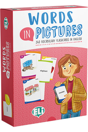 Words in Pictures A1 Set of 240 Vocabulary Cards - Žodyno lavinimas | Litterula