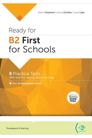 Ready for B2 First for Schools Practice Tests 2024 + ELI Link App - FCE EXAM (B2) | Litterula