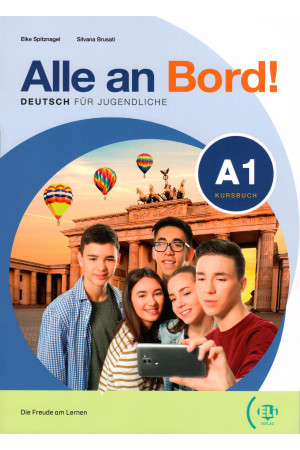 Alle an Bord! A1 Kursbuch + ELI Link Digital Book (vadovėlis) - Alle an Bord! | Litterula
