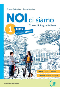 NOI ci Siamo 1 Libro Studente + Libro Digitale & ELI Link App (vadovėlis)