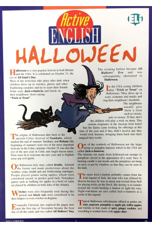 Active English: Halloween* - Pasaulio pažinimas | Litterula