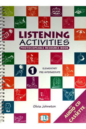 Photocopiable: Listening Activities 1 A1-B1 Resource Book + CD* - Kopijuojama medžiaga | Litterula