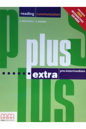 Plus Extra Pre-Int. SB + CD-ROM* - Visų įgūdžių lavinimas | Litterula