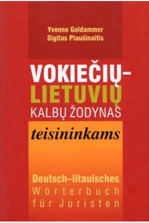 Vokiečių-lietuvių kalbų žodynas teisininkams - Žodynai leisti Lietuvoje | Litterula