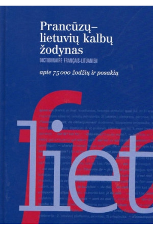 Prancūzų-lietuvių k. žodynas 75 t.ž.* - Žodynai leisti Lietuvoje | Litterula