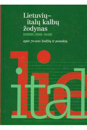 Lietuvių-italų kalbų žodynas 70 t.ž.* - Žodynai leisti Lietuvoje | Litterula