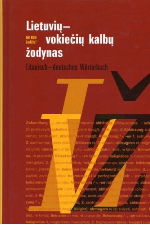 Lietuvių-vokiečių k. žodynas 50 t.ž.* - Žodynai leisti Lietuvoje | Litterula