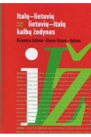 Italų-lietuvių, lietuvių-italų k. žodynas 23+23 t.ž.* - Žodynai leisti Lietuvoje | Litterula